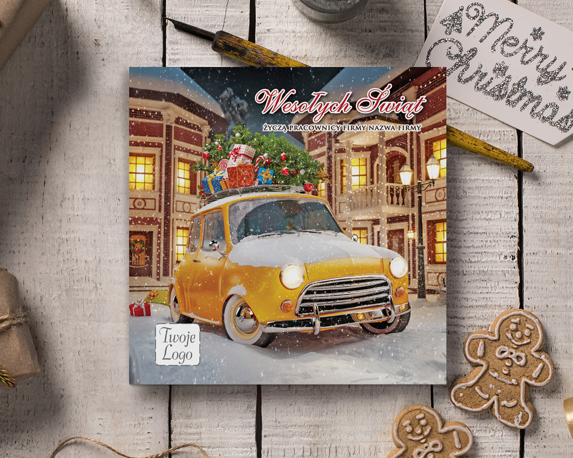 Kartki Świąteczne z logo